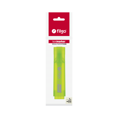Filgo Resaltador Text Marker Amarillo Flow Pack x1 unid