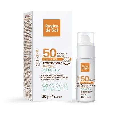 Protector Solar Rayito De Sol Facial gel crema fps 50 x30gr