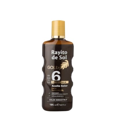 Aceite Bronceador Rayito De Sol Fps6 x195ml