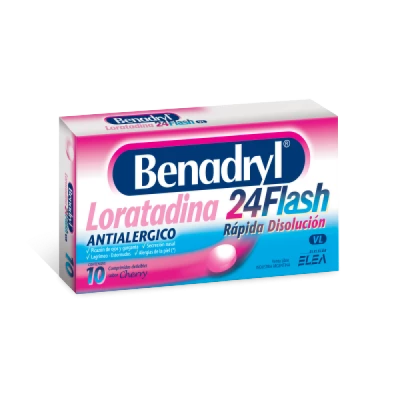 Benadryl 24 Flash Comp.X 10