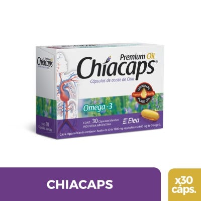 Chiacaps Suplemento Dietario x 30 Cmp Premium Reduce El Riesgo Cardiovascular