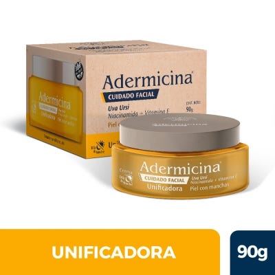 Crema Facial Adermicina Cuidado Facial Unificadora x90gr