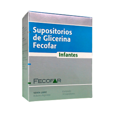 Supositorios De Glicerina Infantil Sup.X 10