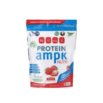 Ampk Nutri Vegan Protein Doypack x506g. Frutilla 