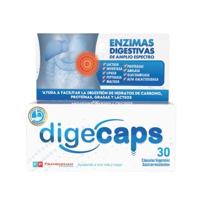 Suplemento Nutricional Digecaps x30cap
