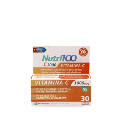 Nutri100 Suplemento Vitaminico x30cap C 1000 Mg