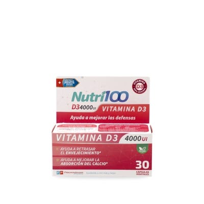 Suplemento Vitaminico Nutri100 D3 4000 Ui x30cap