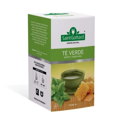 Te Saint Gottard Te Verde C/ Menta Miel x20sob