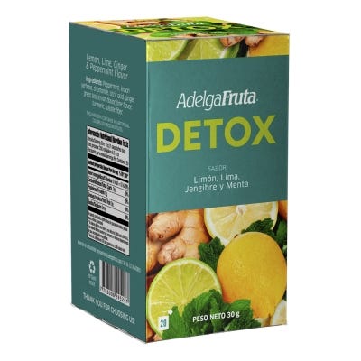 Saint Gottard Adelgafruta Deto Te x20Sob Limon Lima Jengibre