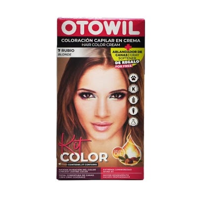 Coloracion Otowil Kit Simple Argán 7 Rubio