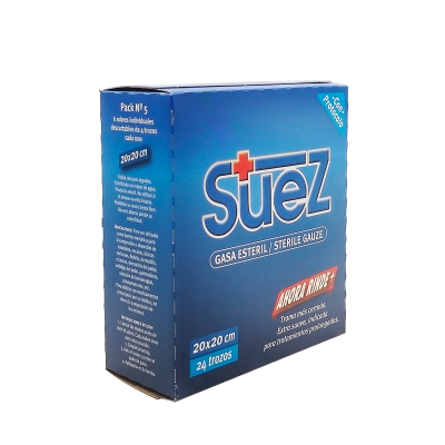 Gasa Suez Caja N5 x20x20cm