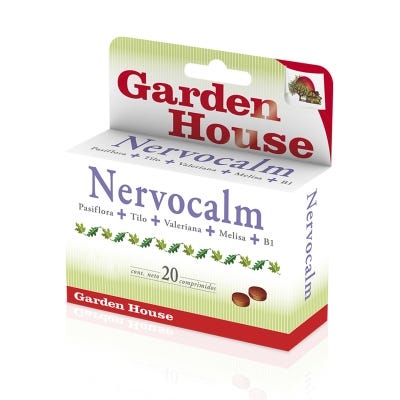 Garden House Suplemento Dietario Nervocalm x 20Comp.