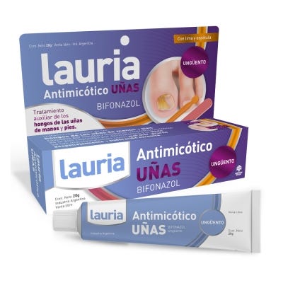 Antimicotico Lauria Uñas Pomo x20Gr 