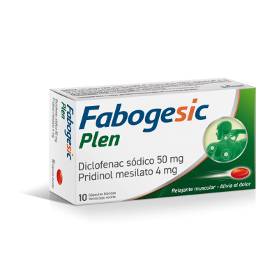 Fabogesic Plen 50/4 mg Cáps. x 10