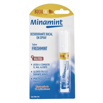 Spray Refrigerante Minamint Bucal Freshmint  x9ml