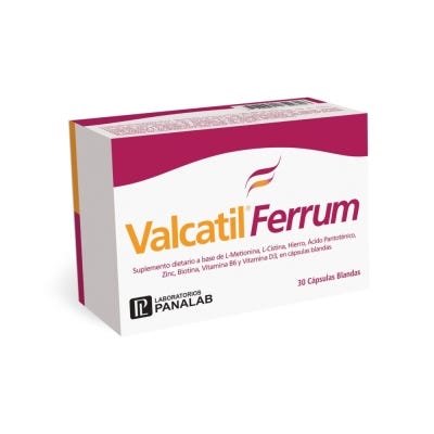 Suplemento Dietario Valcatil Ferrum x30cap