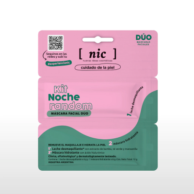 Mascara Facial Duo Nic Noche Random X12gr
