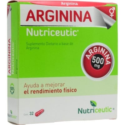 Nutriceutic Suplemento Dietario Arginina x32 Cápsulas 