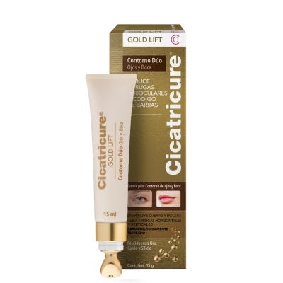 Crema Contorno De Ojos Cicatricure Duo Gold Lift x15gr 