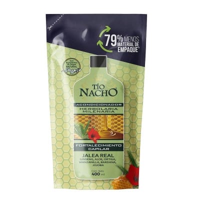 Acondicionador Tio Nacho Herbolaria Milenaria Recargable Doypack x400ml