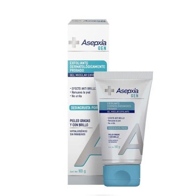 Gel Limpiador Asepxia gen Exfoliante Micelar x100gr 