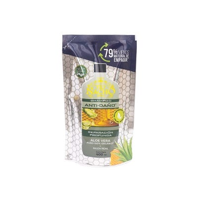 Shampoo Tio Nacho Aloe Vera Recargable Doypack sin pico x400ml