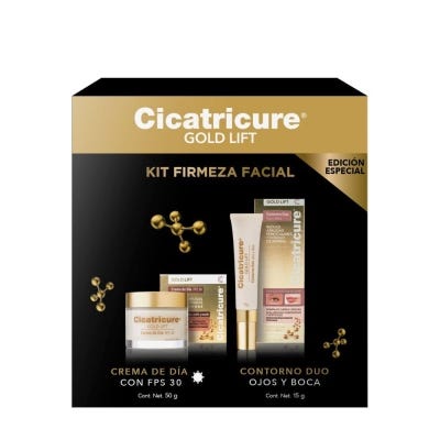  Combo Cicatricure Gold Lift Dia + Contorno Dúo Gold Lift