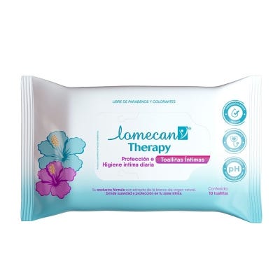 Lomecan V Therapy Toallitas x10un