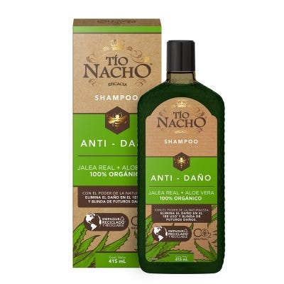 Shampoo Tío Nacho Aloe Vera V2 x415ml