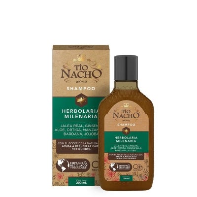 Shampoo Tio Nacho Herbolaria Milenaria v2 x200ml