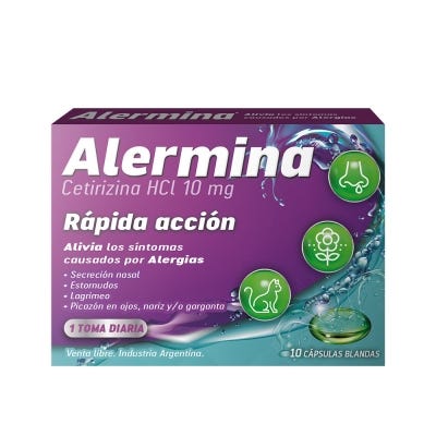Alermina 10 Mg Cps.X 10