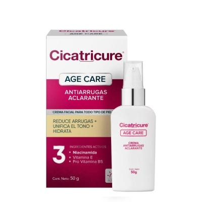 Crema Facial Cicatricure Age Care Aclarante x50gr