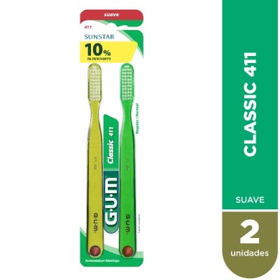 Cepillo Dental Gum Classic 411 Promo