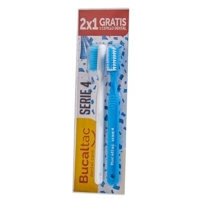 Cepillo Dental Bucal Tac Adulto Serie 4 Mundial x2Un