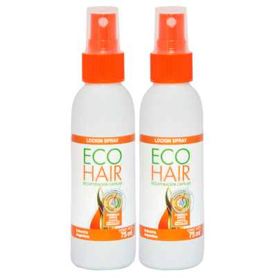 Eco Hair Pack x2 Loción Spray X75ML