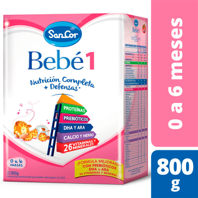 Sancor Bebé Etapa 1 Nutrición Completa x800gr