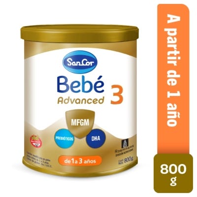 Leche Infantil Sancor Bebe Advanced x800gr