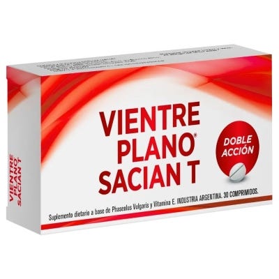 Vientre Plano Suplemento Dietario x30cmp Saciant