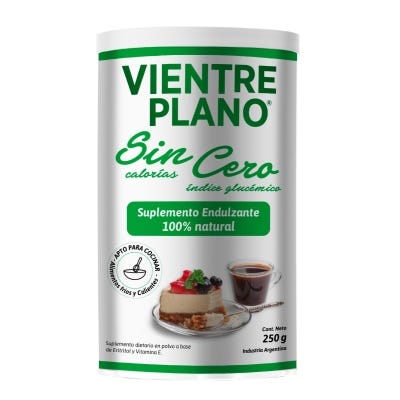 Vientre Plano Sin Cero Polvo x250 G