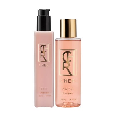 Cher Onyx Body Splash +Body Lotion 100 ml x200ml
