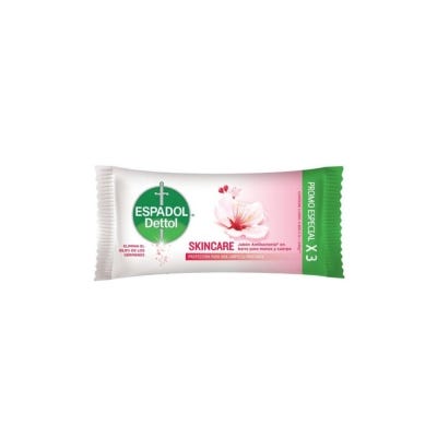 Jabón Antibacterial Espadol Skincare x80g x3un