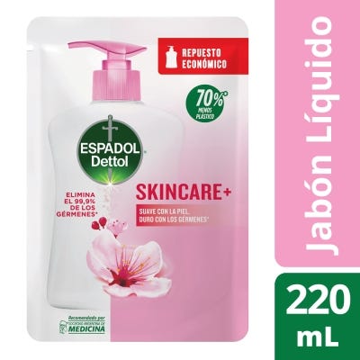 Espadol Jabon Liquido Skincare Doy Pack 220ml