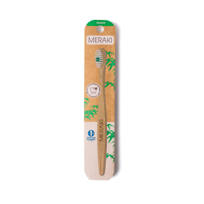 Cepillo Dental Meraki Bambu Adulto Medio