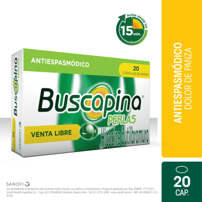 Buscapina Perlas c*ps.blandas x 20
