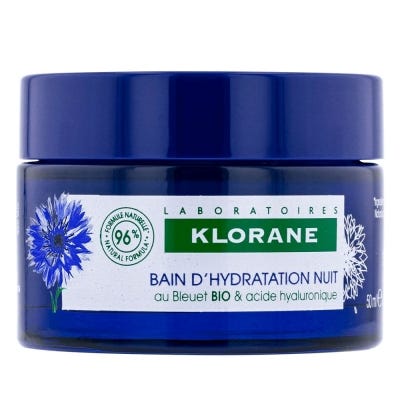 Crema Facial Klorane Bleuet Hidratante noche x50ml