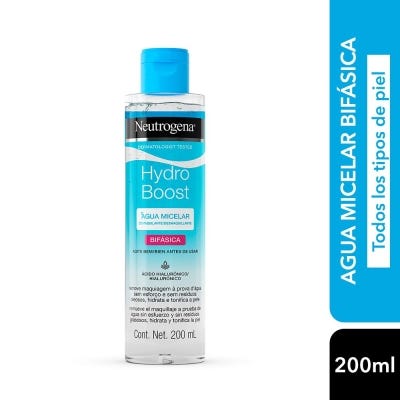 Agua Micelar Neutrogena Hydroboost Bifásica x200ml