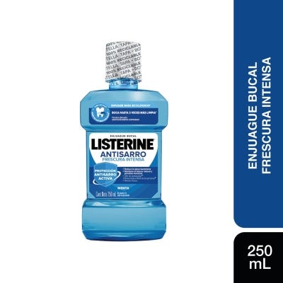 Enjuague Bucal Listerine Antisarro Frescura Intensa x250ml