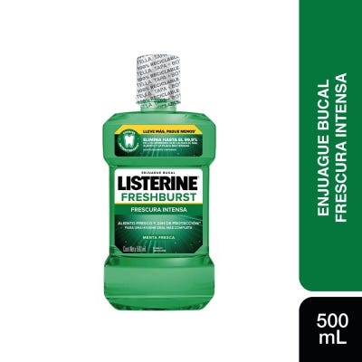 Enjuague Bucal Listerine FreshBurst x500ml