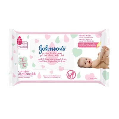 Toallas Humedas Johnson Baby Extra Cuidado x48un