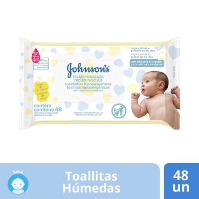 Toallas Húmedas Johnson Baby Desde El Primer Día x48un